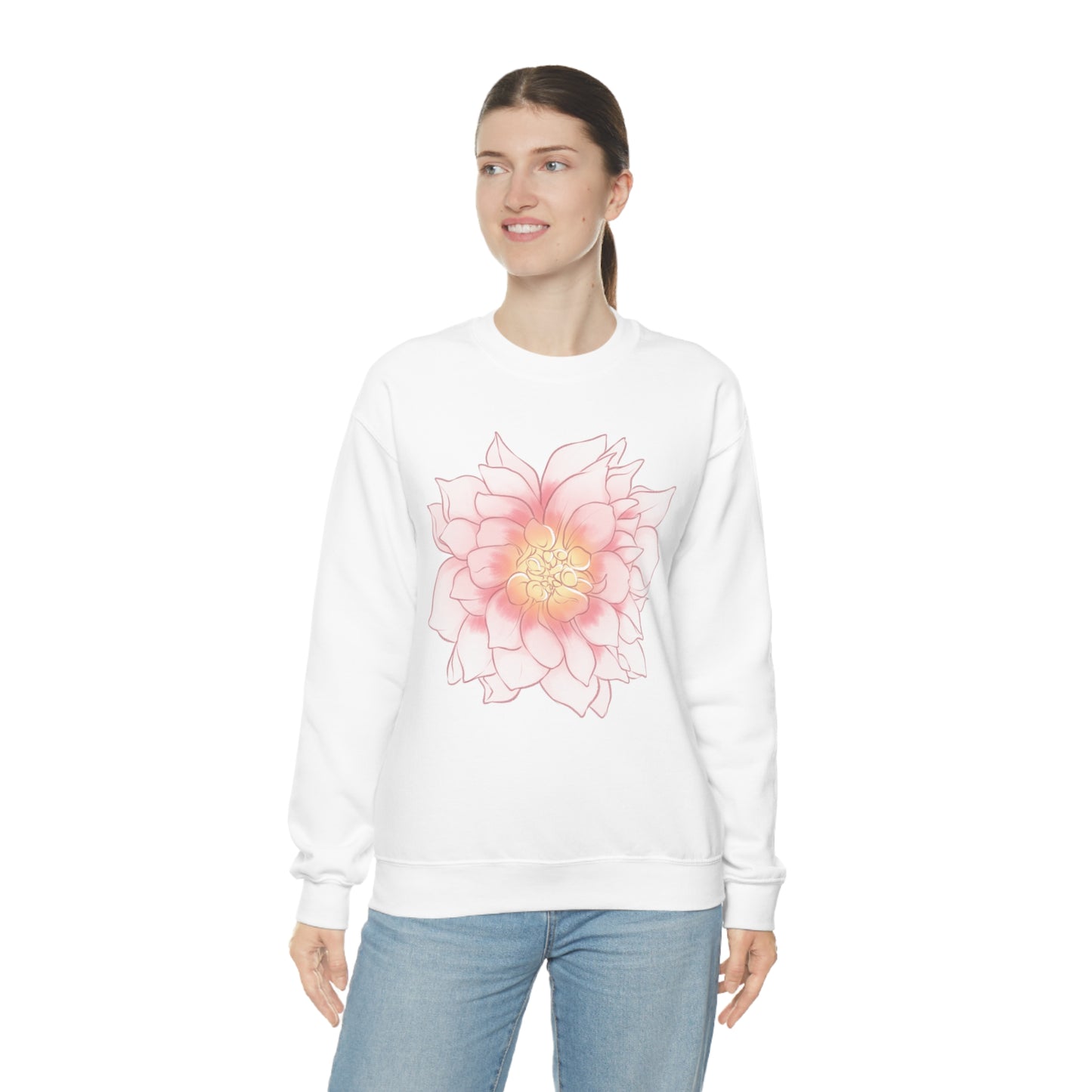 Dahlia Unisex Crewneck Sweatshirt