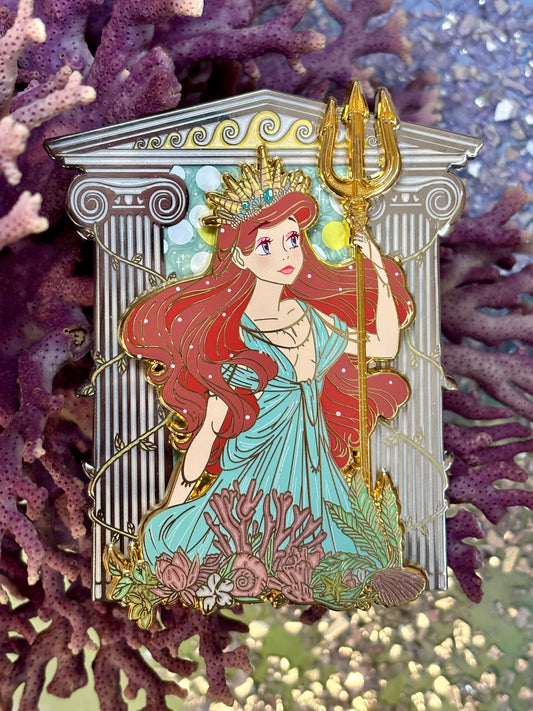 Goddess Ariel Little Mermaid Enamel Pin