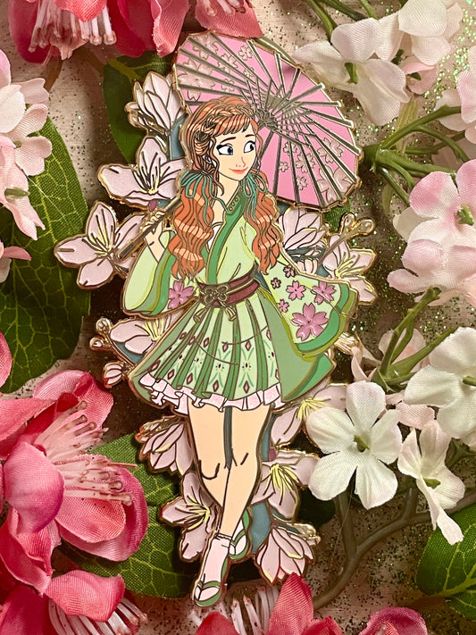 Anna Kimono Enamel Pin