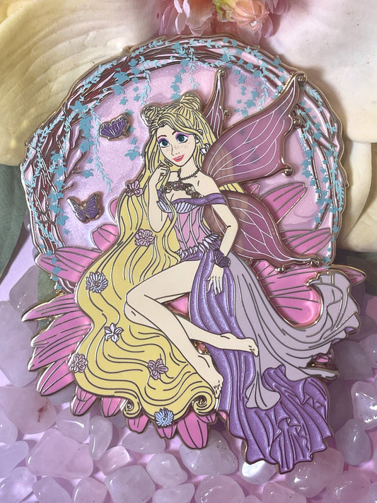 Rapunzel Far Far Away Enamel Pin