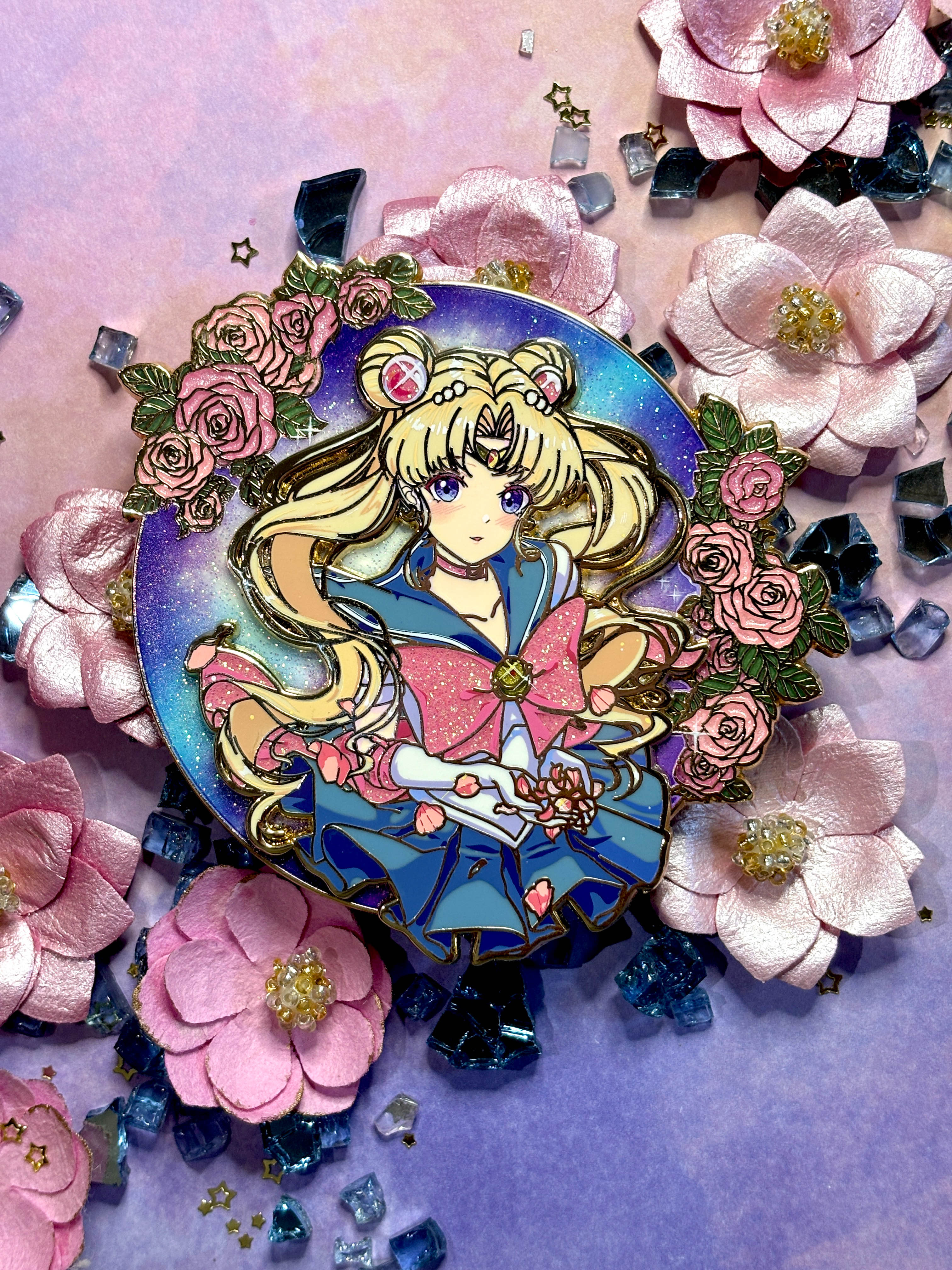 Spring Blossoms Sailor Moon pin outlet