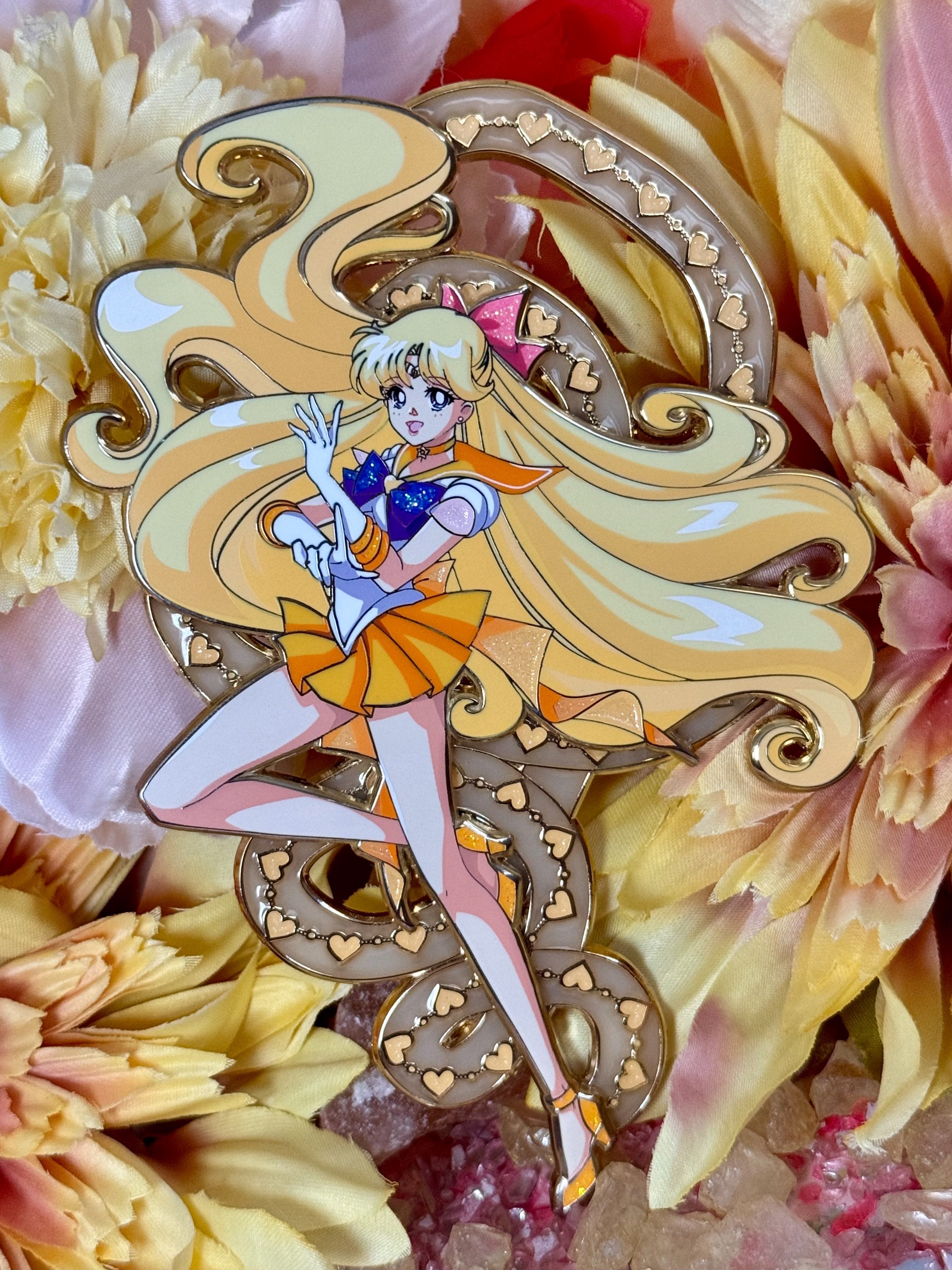 Sailor Venus Pastel Luminescent Garden store Fantasy Pin LE; anime, Sailor Moon