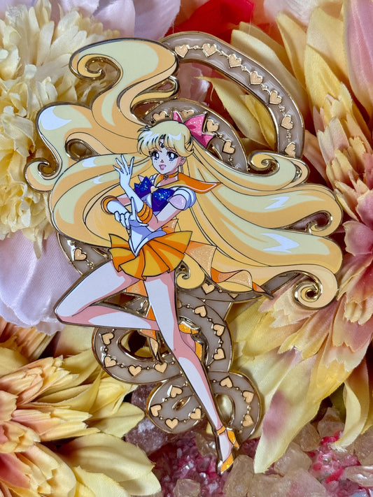 Sailor Venus Senshi Power Enamel Pin
