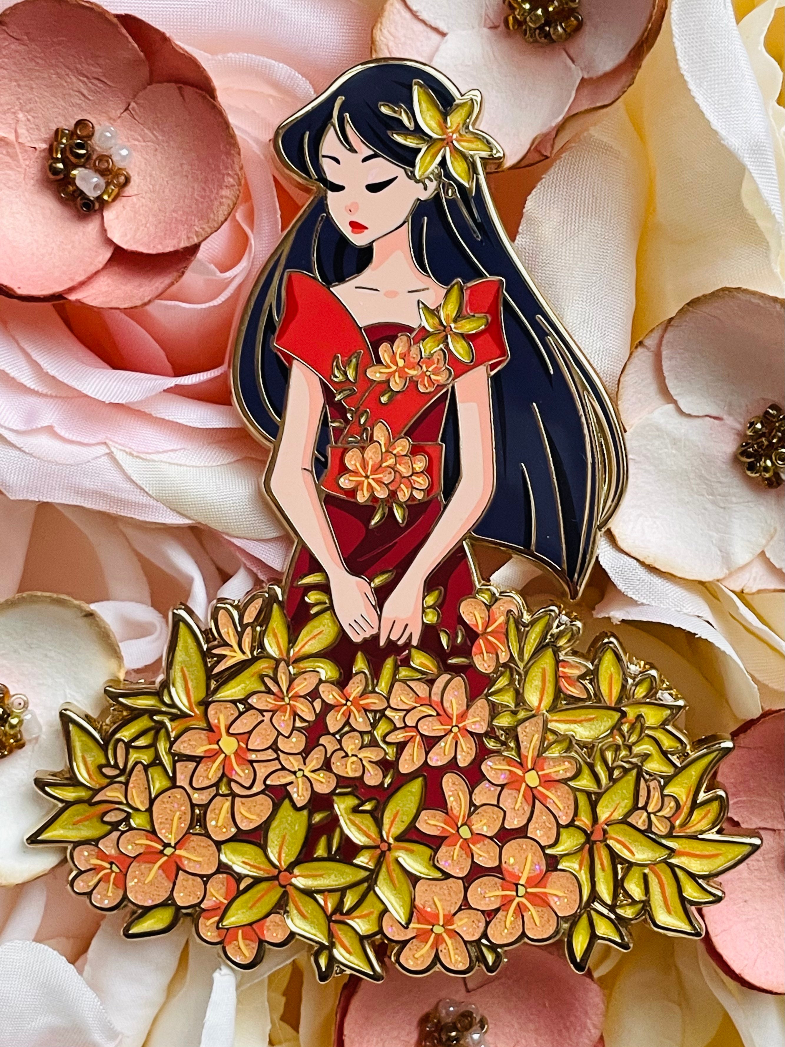 Pinspirited online Mulan Enamel Pin